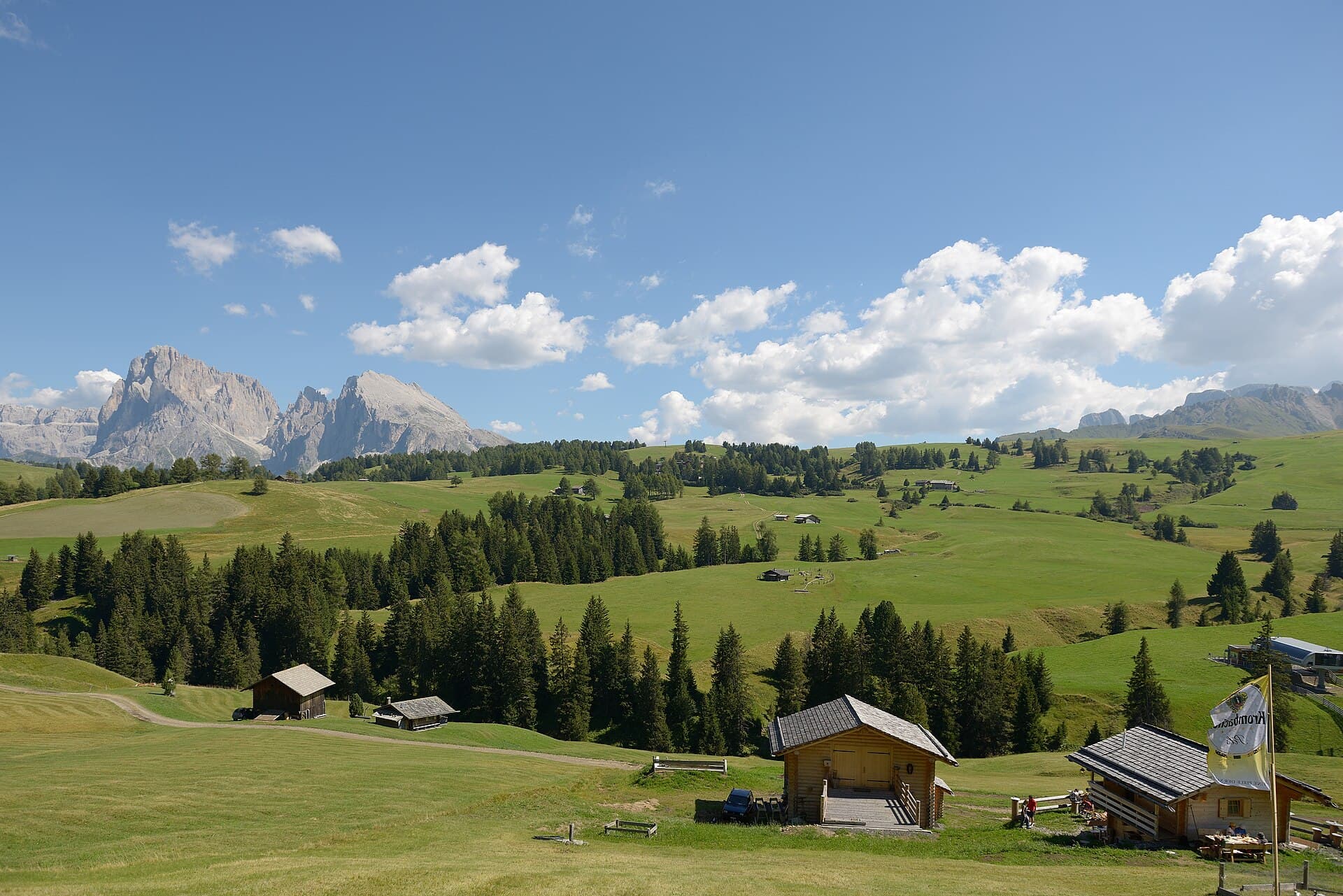 Alpe di Siusi (Seiser Alm) — foto de la estación